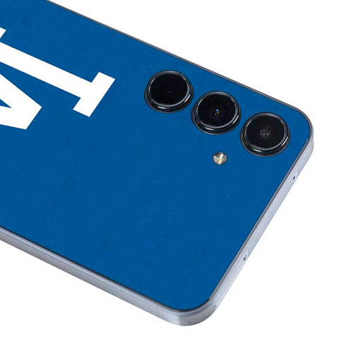 MLB Los Angeles Dodgers - Solid Distressed Galaxy A55 5G Skin